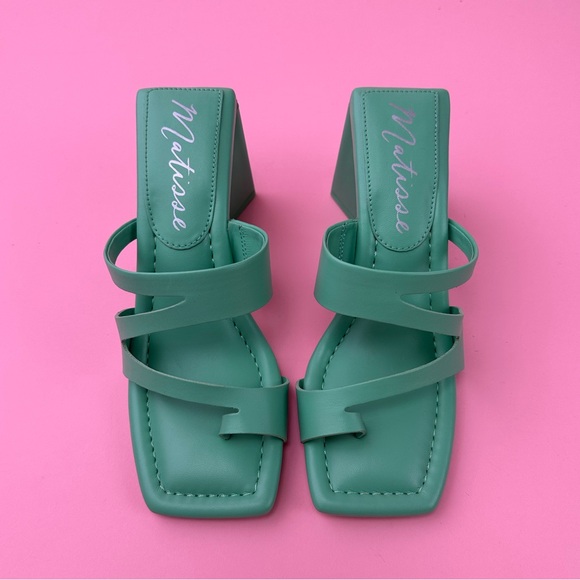 Matisse Oslo Sandal - Green size 6 💚 Never Worn - Picture 1 of 9